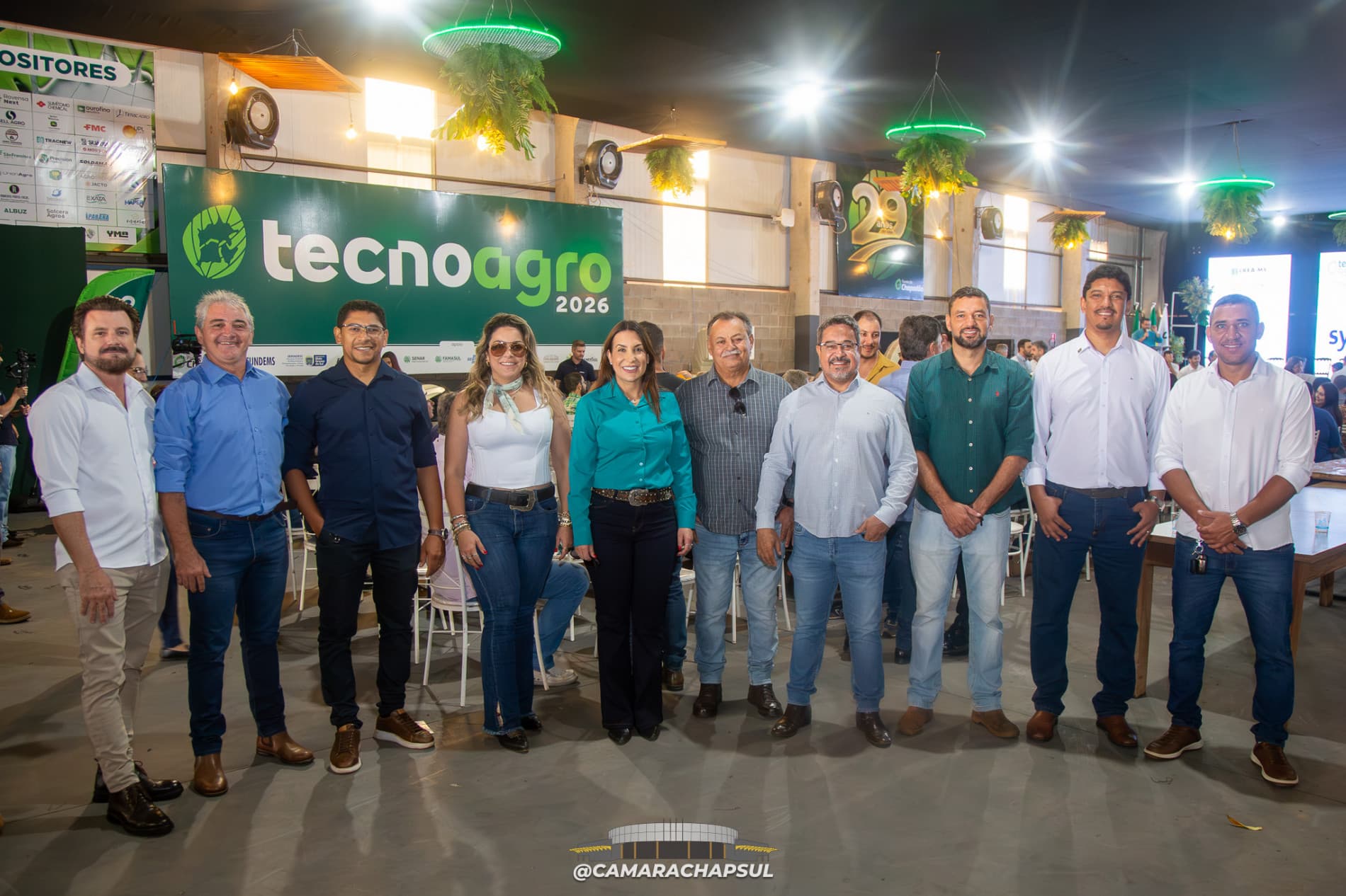 Câmara Municipal participa da abertura da TECNOAGRO 2026 em Chapadão do Sul